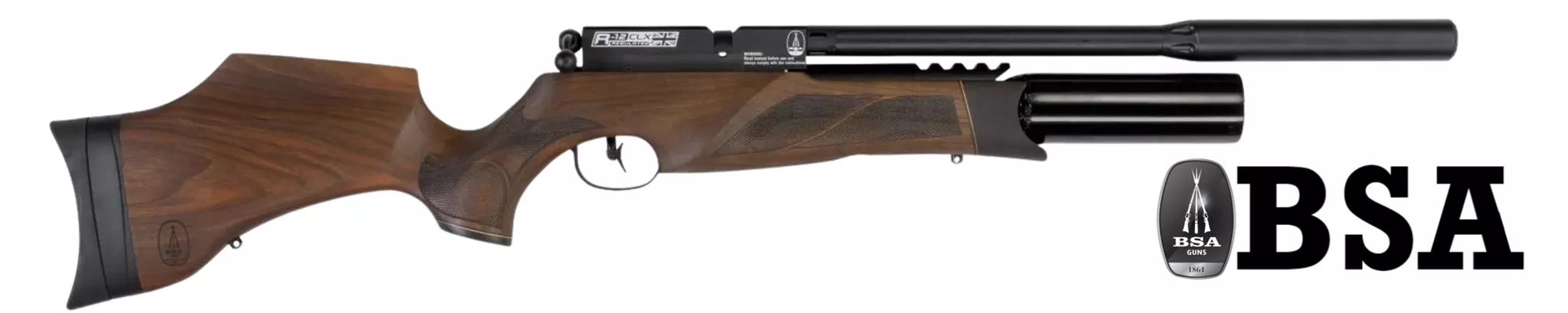 .22 BSA CLX R12 Walnut PCP Air Rifle